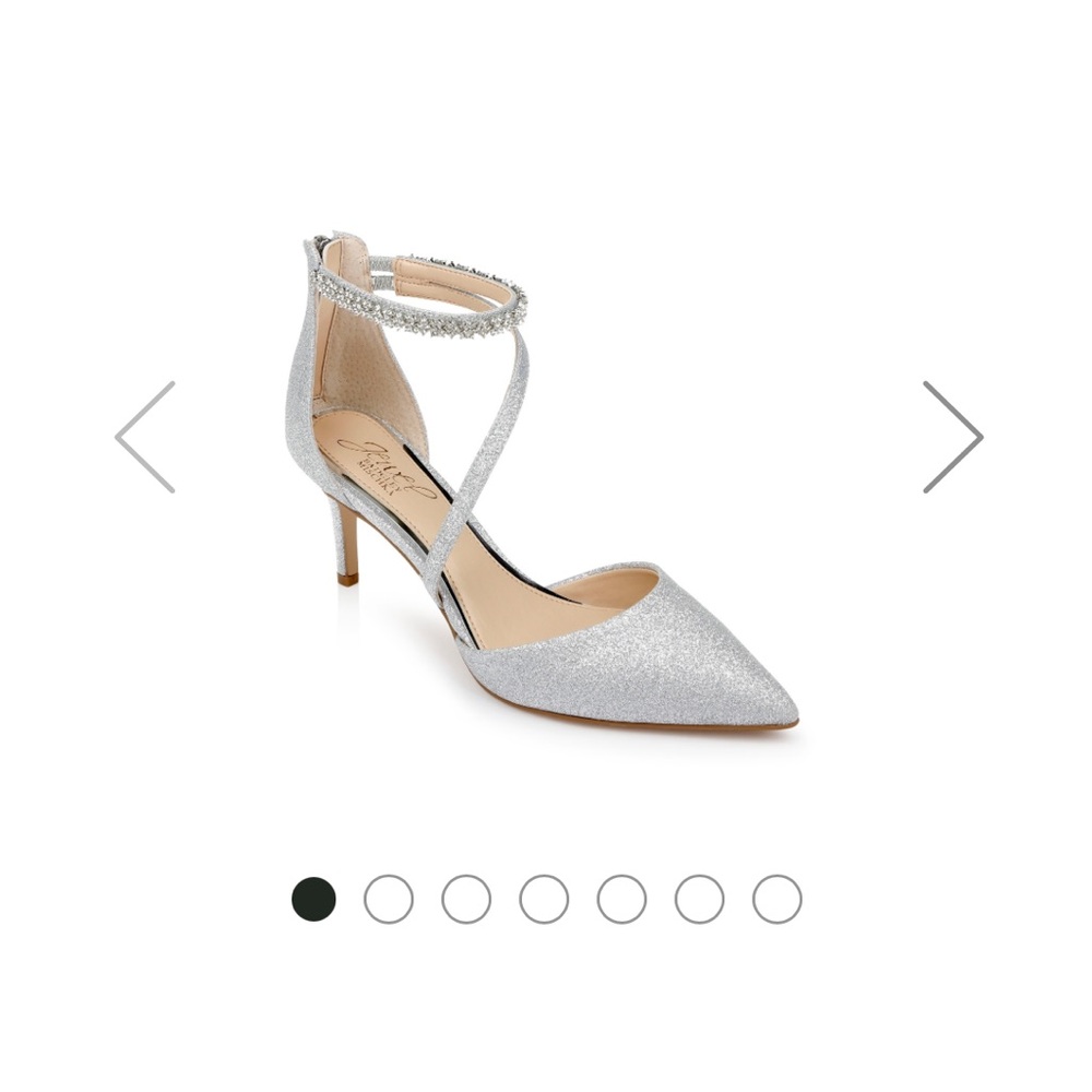 Badgley Mischka Alaia Heels Silver